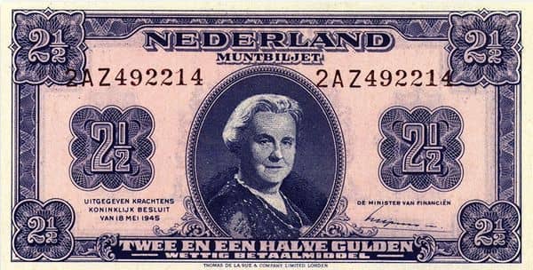 2 1/2 Gulden Wilhelmina