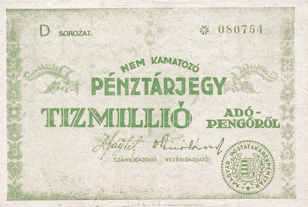 10000000 Adópengo