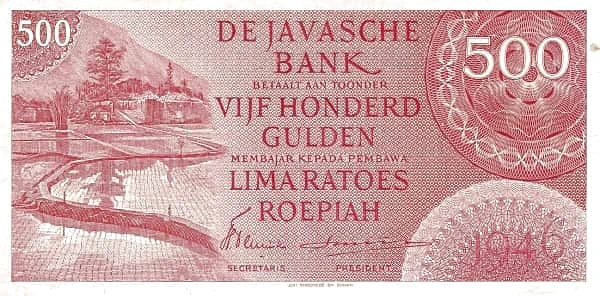 500 Gulden/Roepiah