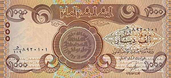 1000 Dinars