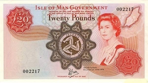 20 Pounds Millennium of the Manx Parliament (Tynwald)