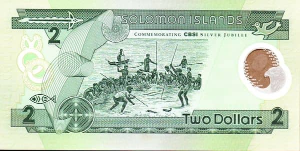 2 Dollars CBSI Silver Jubilee