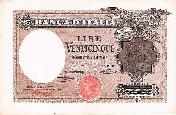 25 Lire