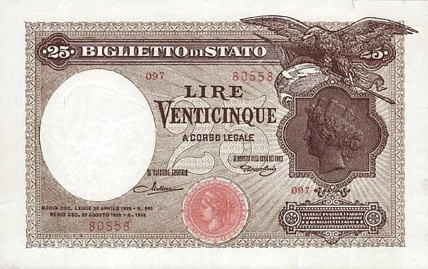 25 Lire