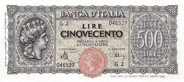 500 liras