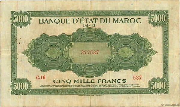 5000 Francs