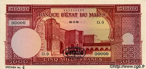 5000 francos