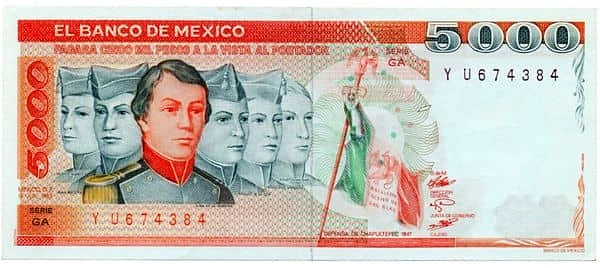 5000 Pesos