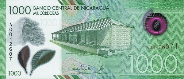 1000 córdobas