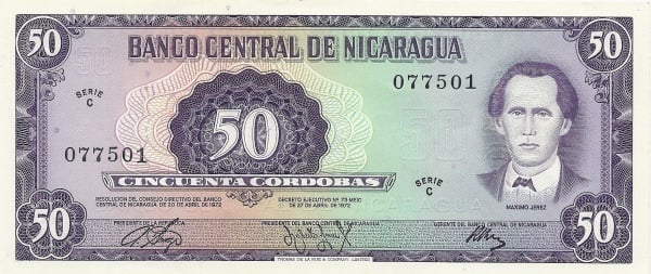 50 córdobas