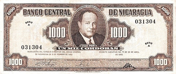 1000 córdobas