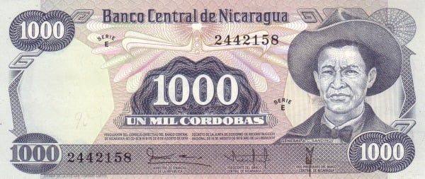 1000 córdobas