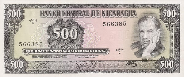 500 córdobas