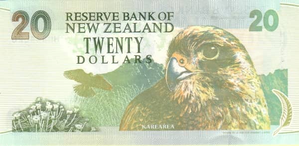 20 Dollars Elizabeth II Green mountain