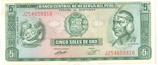 5 Soles de Oro