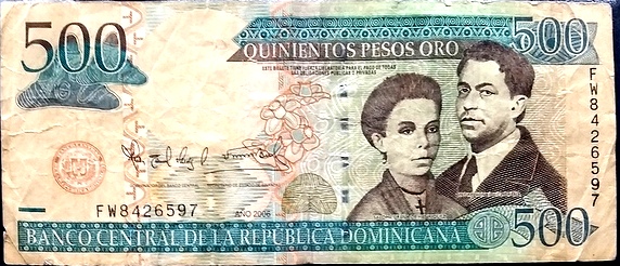 500 pesos dominicanos