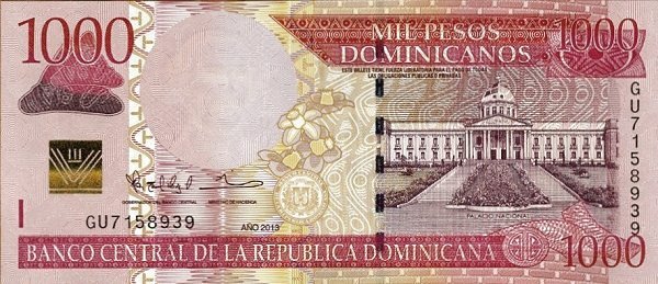 1000 pesos dominicanos