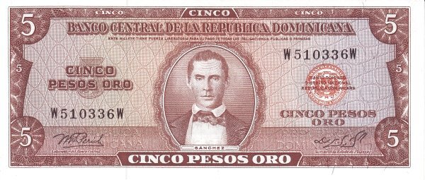 5 pesos de ouro