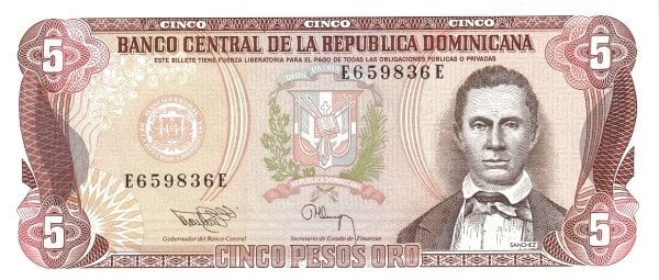 5 pesos de ouro