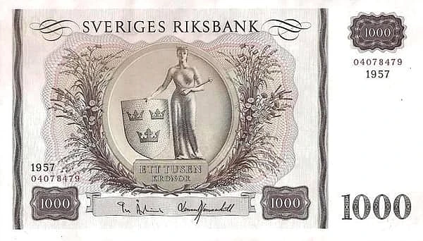 1000 Kronor