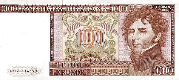 1000 Kronor