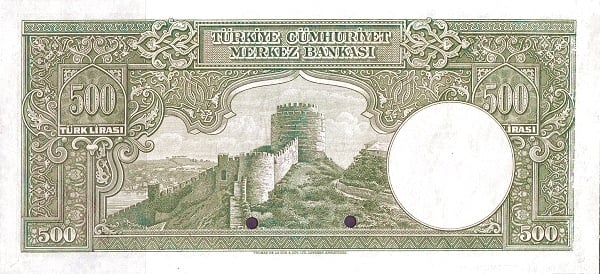 500 Lira Inönü