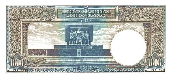 1000 Lira Inönü