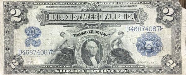 2 Dollars Silver Certificate