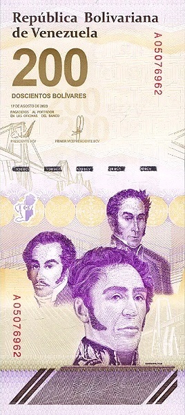 200 bolívares