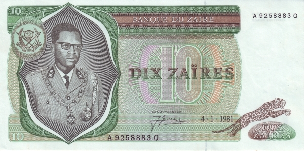 10 zaïres