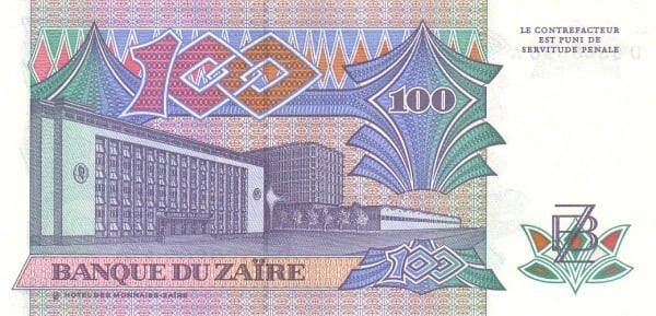 100 zaïres