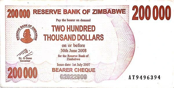 200000 Dollars