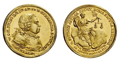 1 ducat (Tratado de Aix-la-Chapelle e centenário da independência dos Países Baixos)