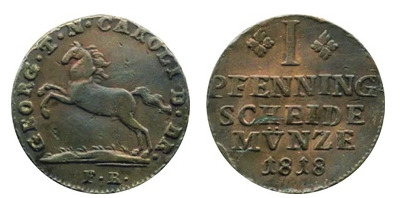 1 pfennig (Jorge IV)