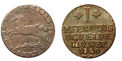 1 pfennig (Jorge IV)