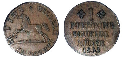 1 pfennig (William)