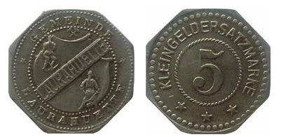 5 pfennig ( Laurahütte - Alta Silésia)