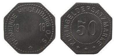 50 pfennig (Hindenburg Alta Silésia)