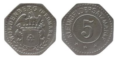 5 pfennig (Woldenberg - Brandenburg)