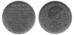 10 pfennig (Distrito de Waldsee-Land de Württemberg)