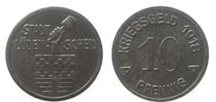 10 pfennigs (cidade de Lüdenscheid - província prussiana da Vestefália)