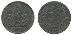 50 pfennig (Cidade de Fulda - Província prussiana de Hessen-Nassau)