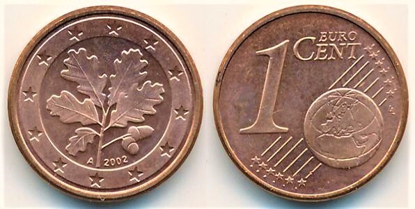 1 euro cent