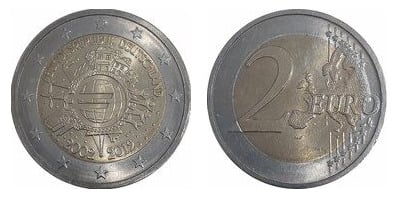 2 euros (10º Aniversário da Circulação do Euro)