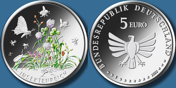 5 euro (Reino de los Insectos)