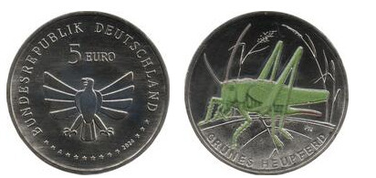 5 euro (Saltamontes verde)