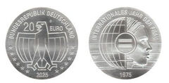 20 euros (50º aniversário do Ano Internacional da Mulher)