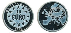 10 euros (Mapa da Europa)