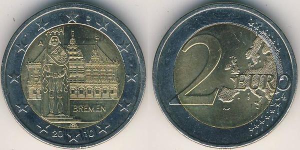 2 euro (Estado Federal de Bremen)