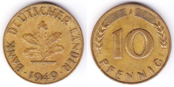 10 pfennig